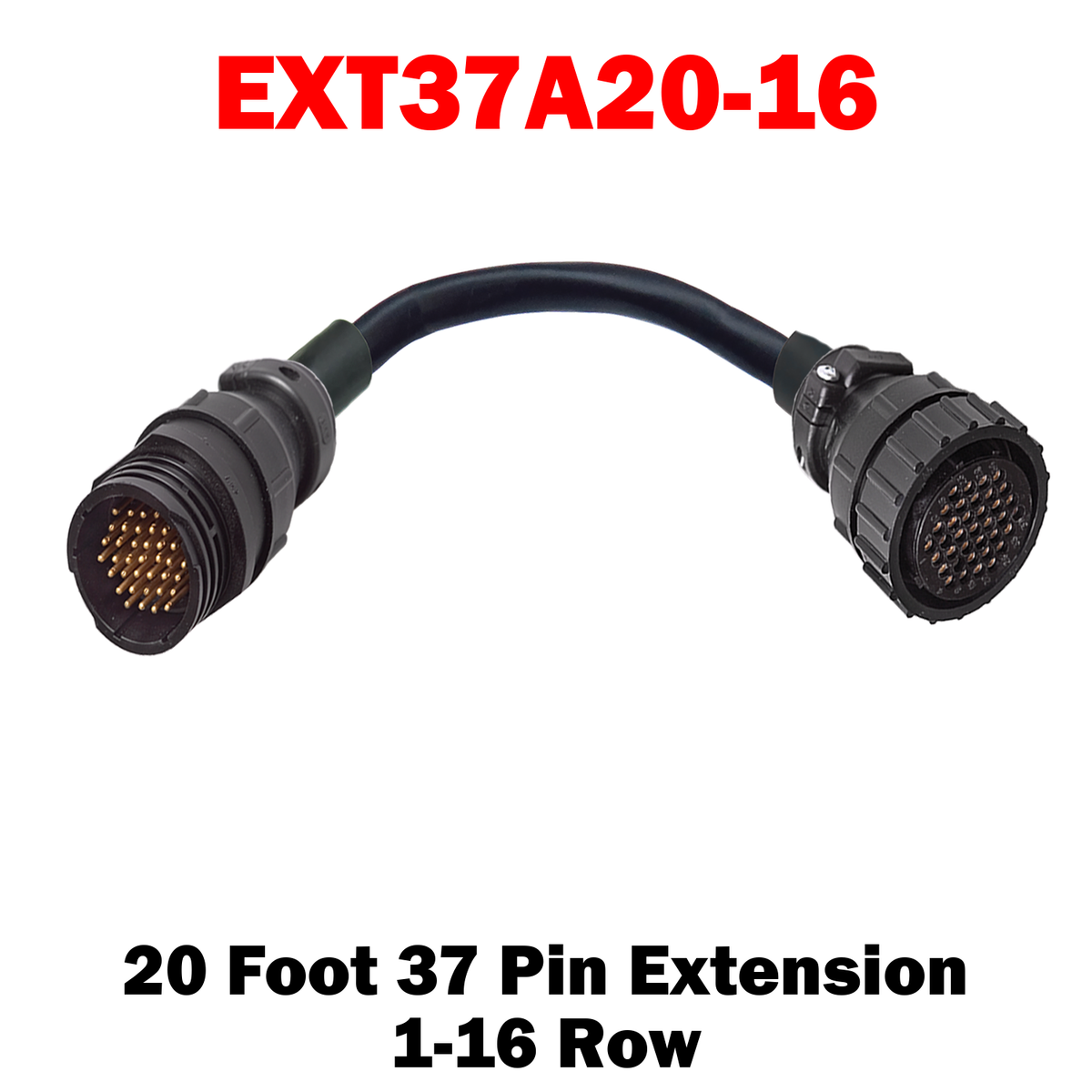 37 Pin Amp Extension Cables, 1-16 Row