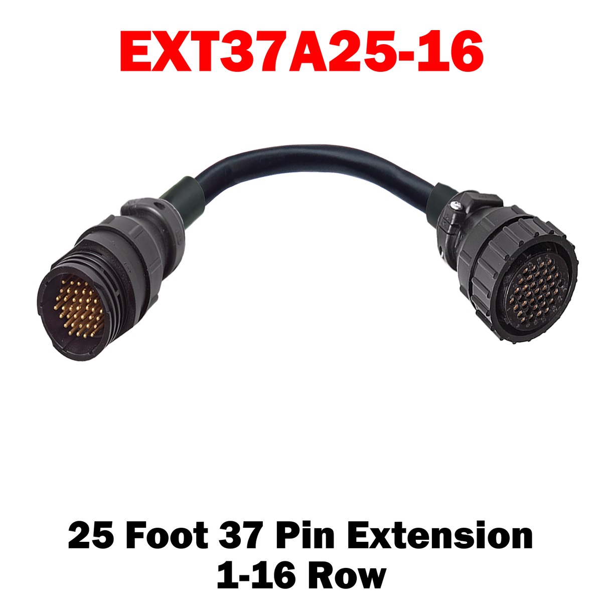 37 Pin Amp Extension Cables, 1-16 Row