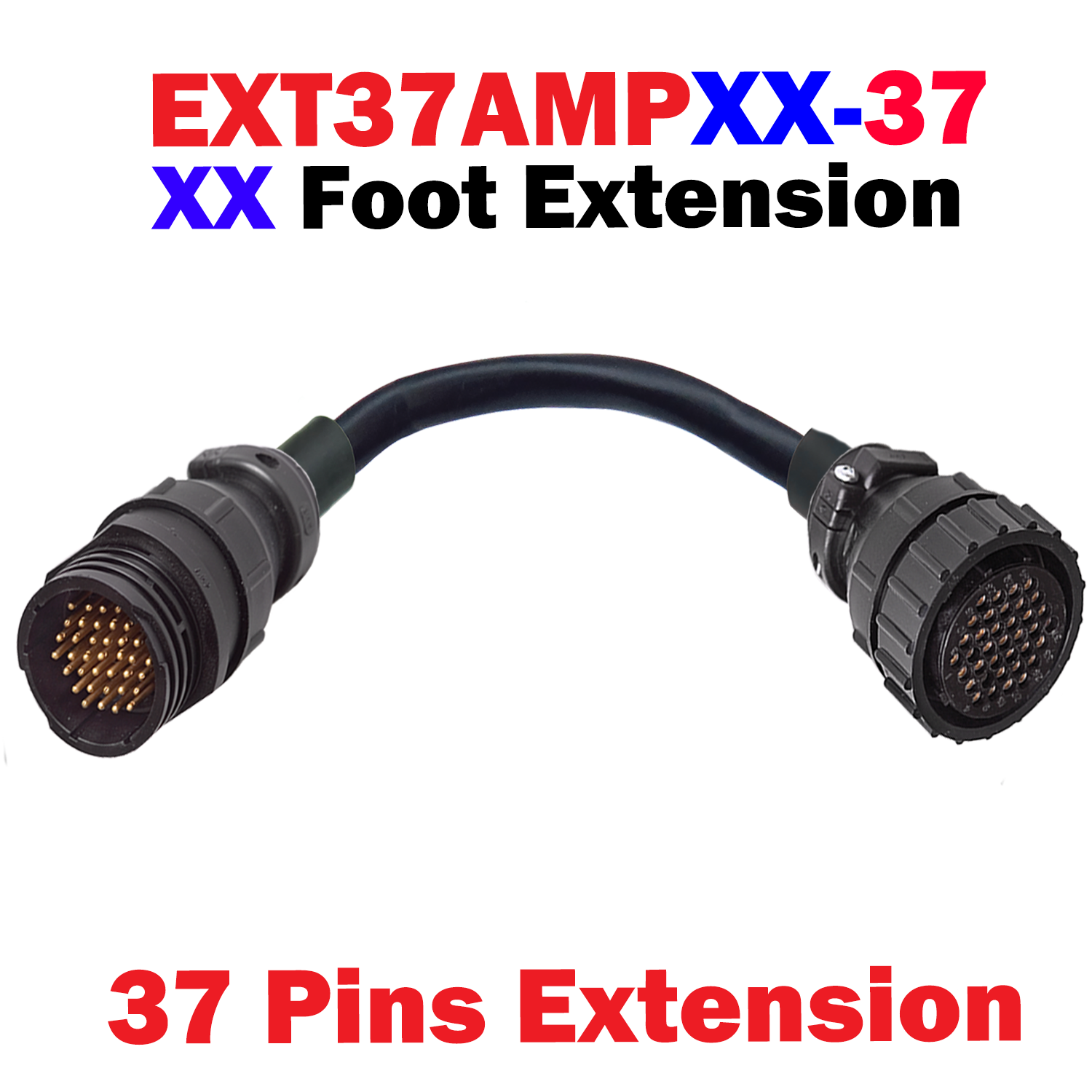 37 Pin Amp Extension Cables