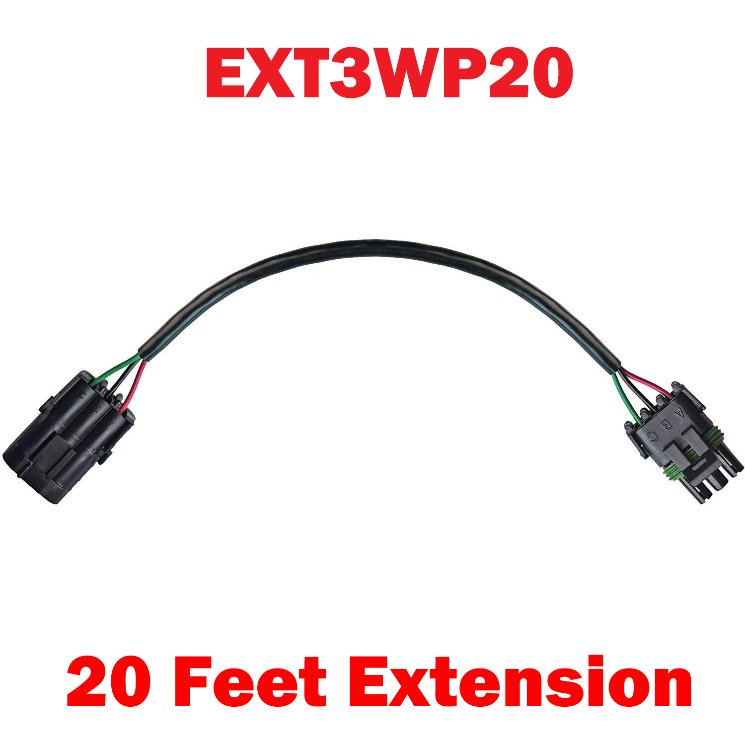 3-Conductor Sensor Extension Cable