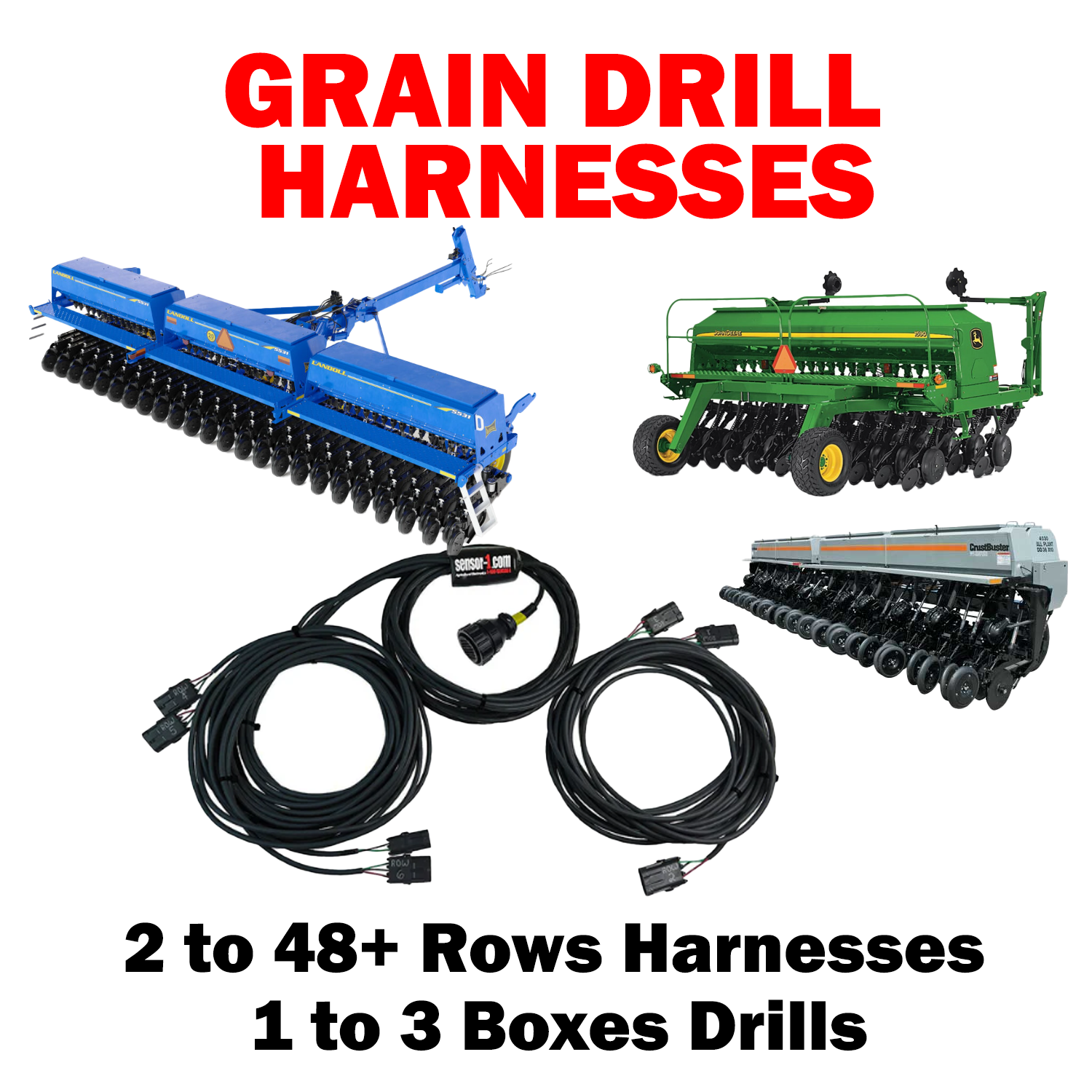 Grain Drill Harness | 2-24 Rows