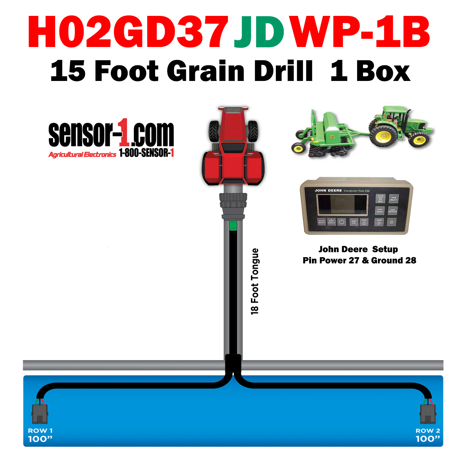 Grain Drill Harness | 2-24 Rows