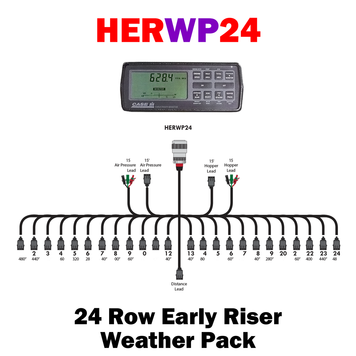 Planter Harnesses for Case IH Monitors