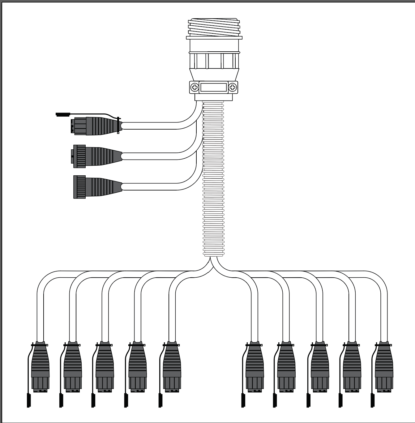 GreenStar NH3 Rate Controller Harness 37 Pin