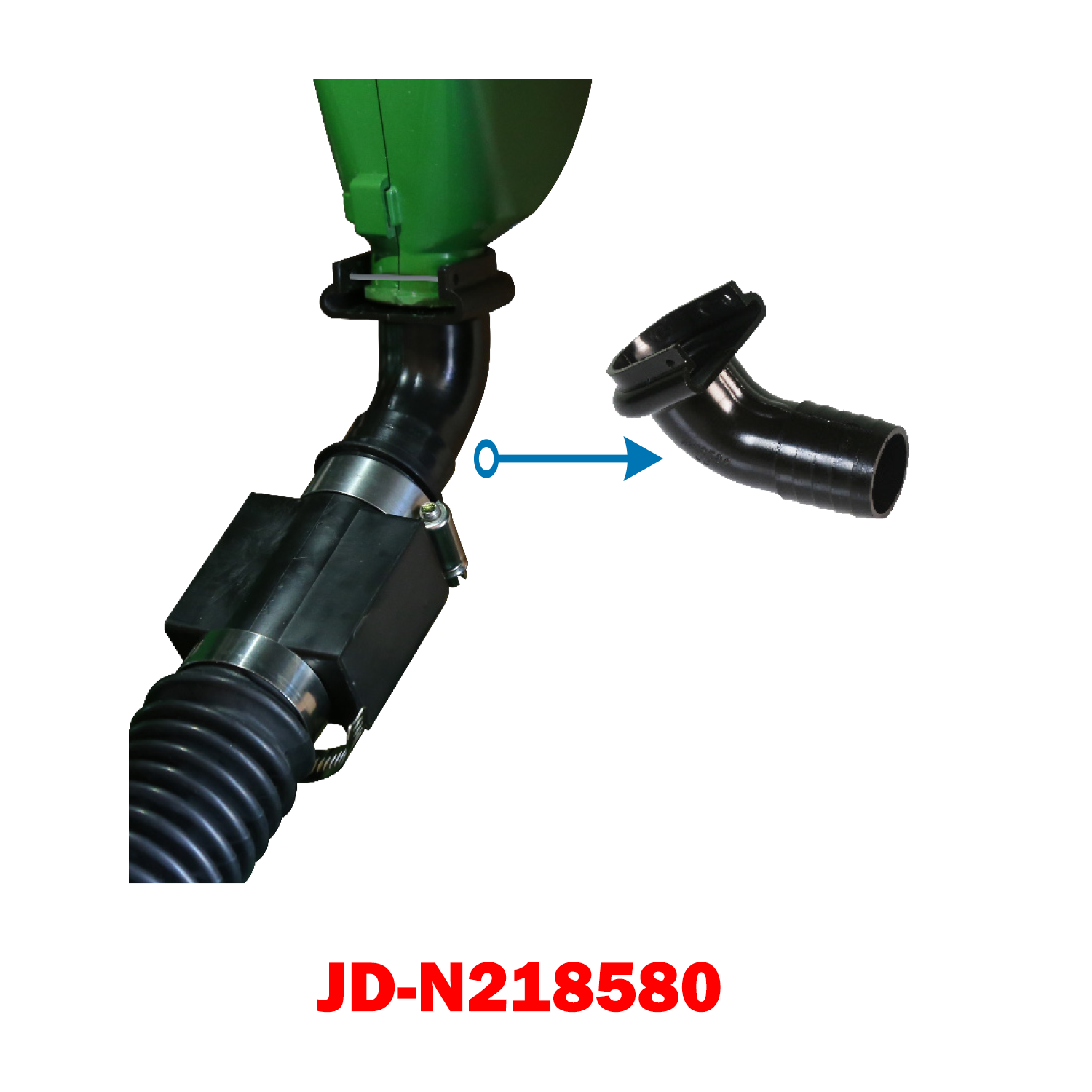 JD-N218580 | Elbow Fitting for Grain Drill