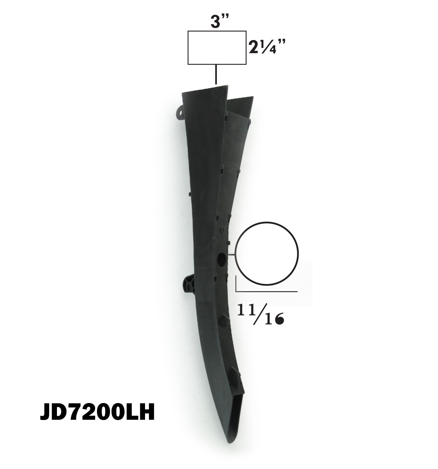 JD7200LH Tube Large Hole (Click for Detail)