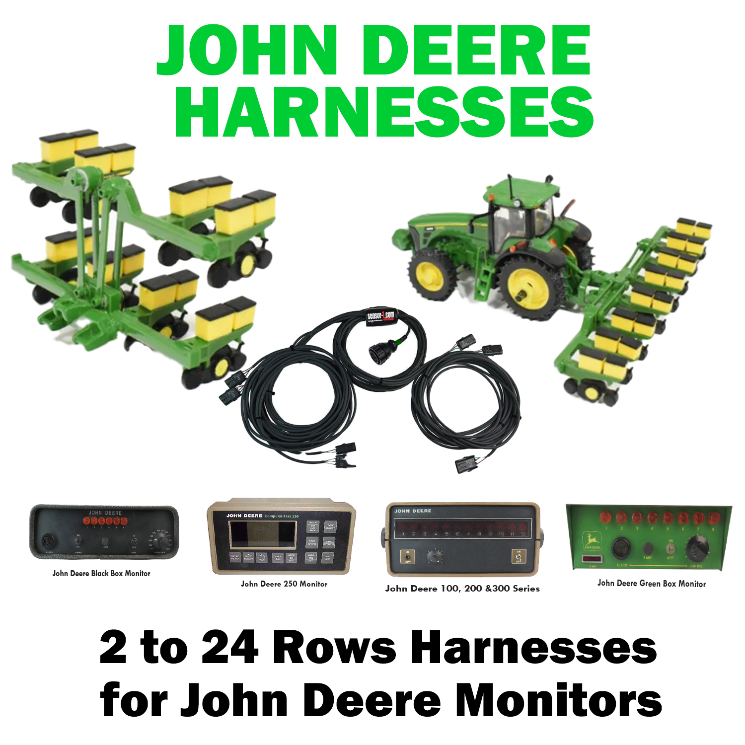 Planter Harnesses for John Deere Monitors | 4-12 Rows