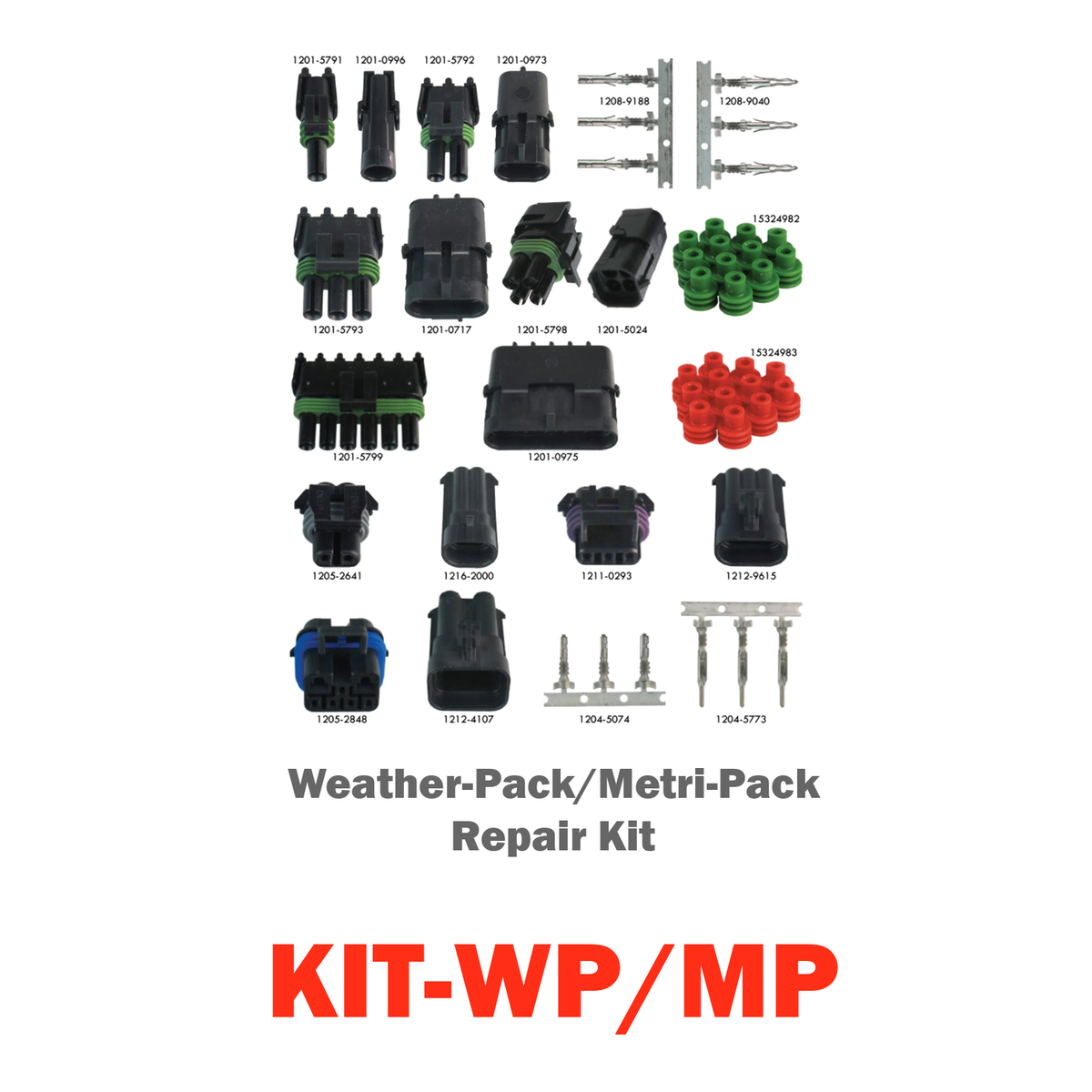 KIT-WP/MP   Weather-Pack/Metri-Pack Repair Kit