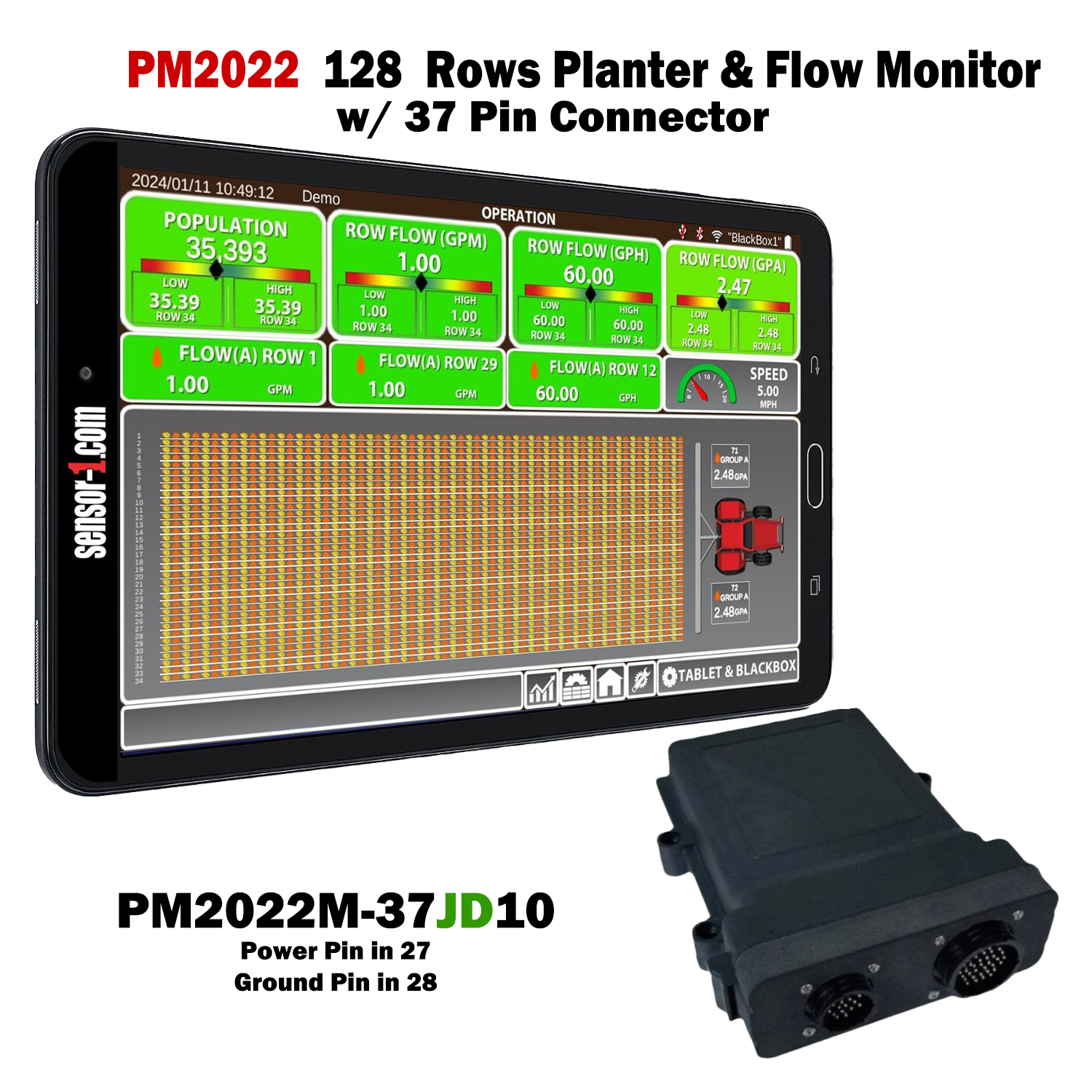 PM2022 | 1-128 Row Monitor