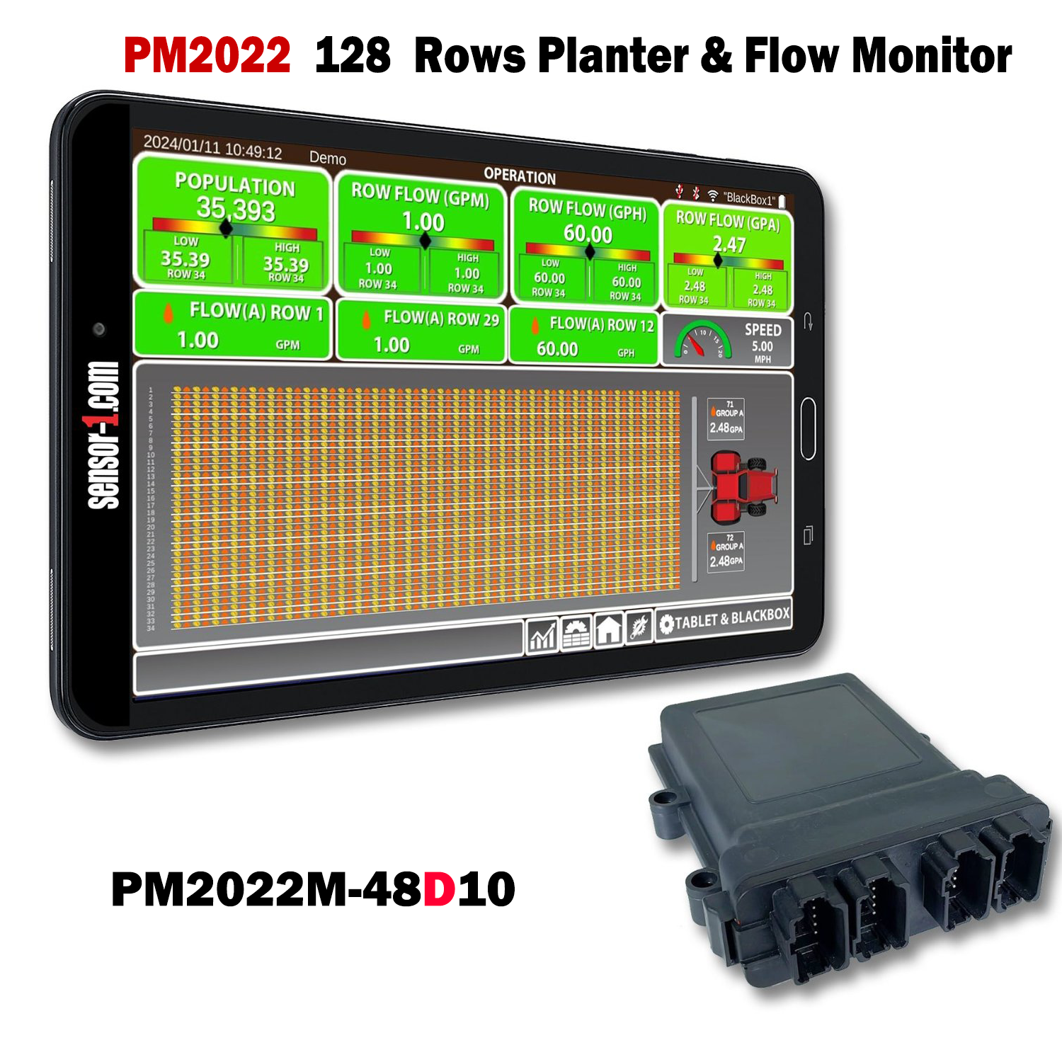 PM2022 | 1-128 Row Monitor