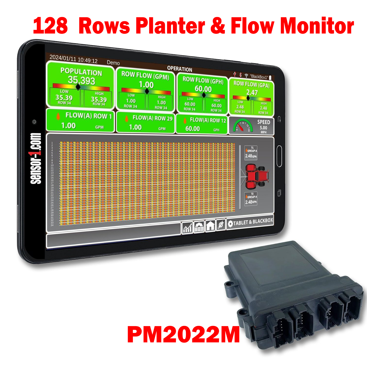 PM2022 | 1-128 Row Monitor