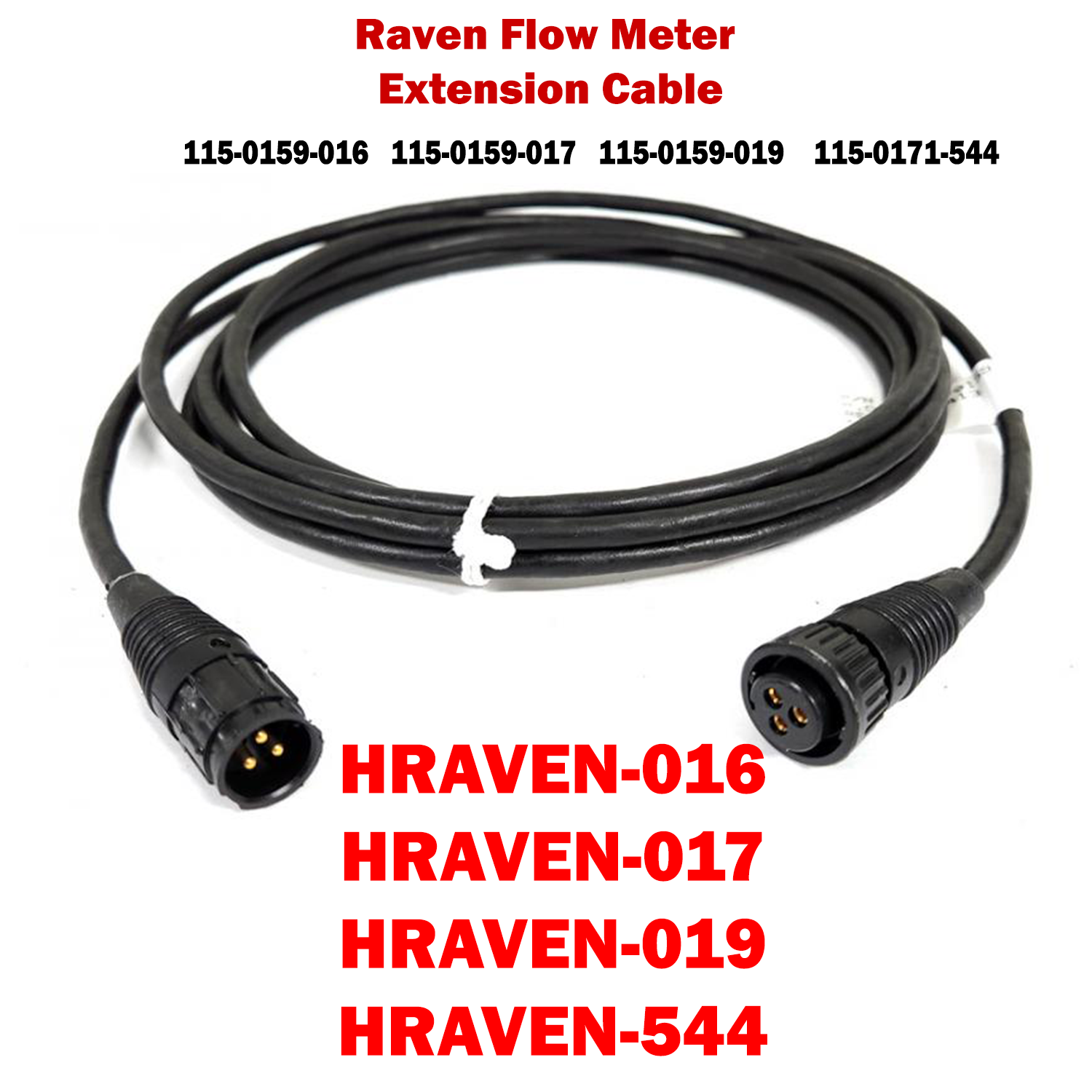 Raven Flow Meter Extension Cable